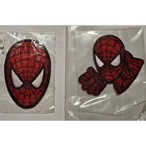 Spiderman Embroidered Iron‎ On Patch Bundle - Marvel Comics Super Hero